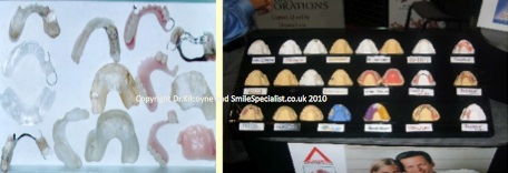 A large variety of Denture Designs and Materials available A large variety of Denture Designs and Materials available